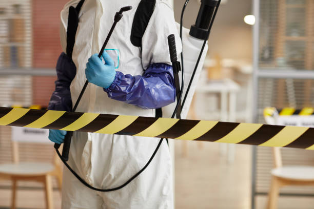 Professional Biohazard Cleanup technician working in Freeport, MN
